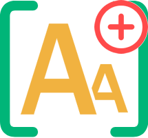 Ajouter symboles autour lettres